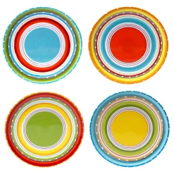 Certified International Mariachi 4-pc. Salad Plate Set