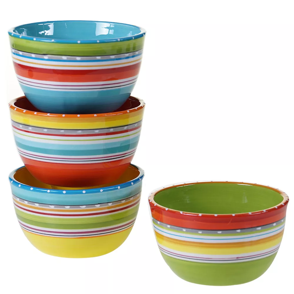 Certified International Mariachi 4-pc. Ice Cream Bowl Set 1 Certified International Mariachi 4-pc. Ice Cream Bowl Set