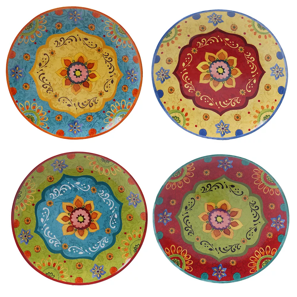 Certified International Tunisian Sunset 4-pc. Dinner Plate Set 1 Certified International Tunisian Sunset 4-pc. Dinner Plate Set