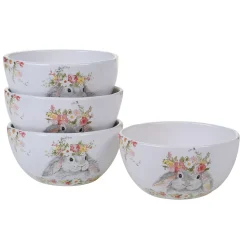 Certified International Sweet Bunny 4-pc. Ice Cream Bowl Set
