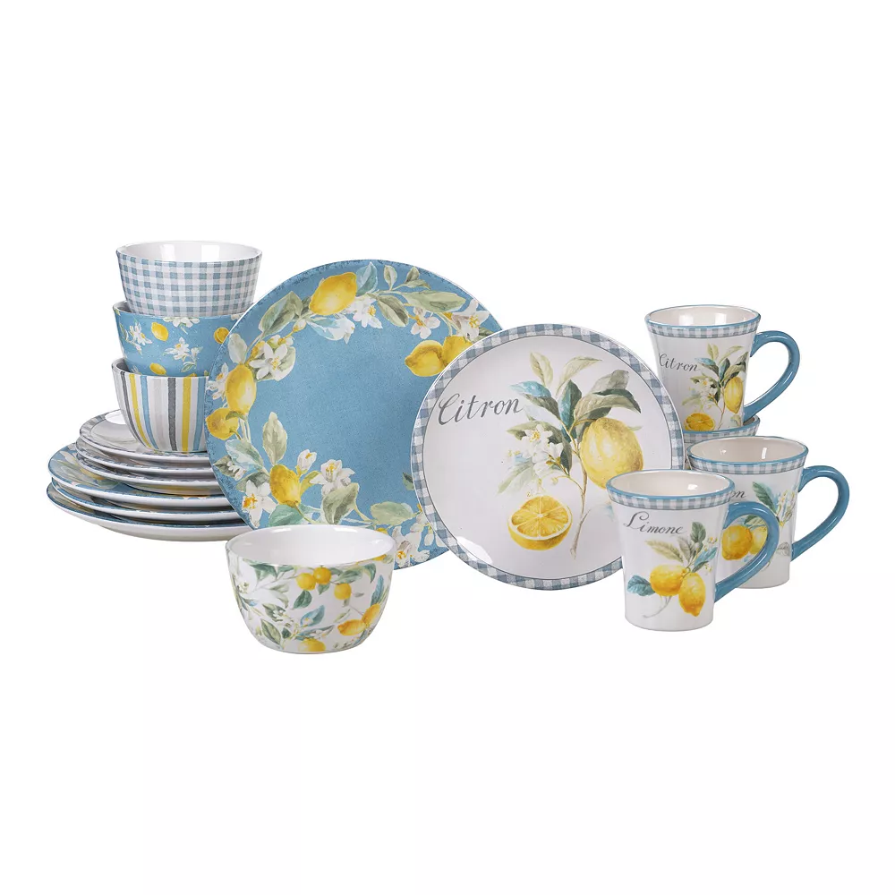 Certified International Citron 16-pc. Dinnerware Set 1 Certified International Citron 16-pc. Dinnerware Set