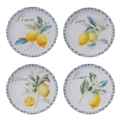 Certified International Citron 4-pc. Salad Plate Set