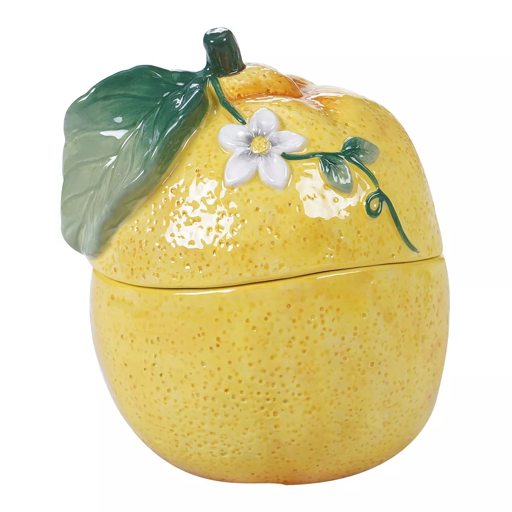 Certified International Citron Lemon 3D Covered Bowl 1 Certified International Citron Lemon 3D Covered Bowl