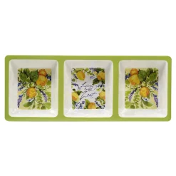 Certified International Lemon Zest 3-pc. Melamine Hostess Set 7 Certified International Lemon Zest 3-pc. Melamine Hostess Set -Certified international Sales 4986696 ALT3
