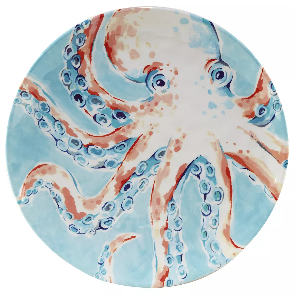 Certified International Deep Sea 2-pc. Melamine Platter Set 3 Certified International Deep Sea 2-pc. Melamine Platter Set - Image 3