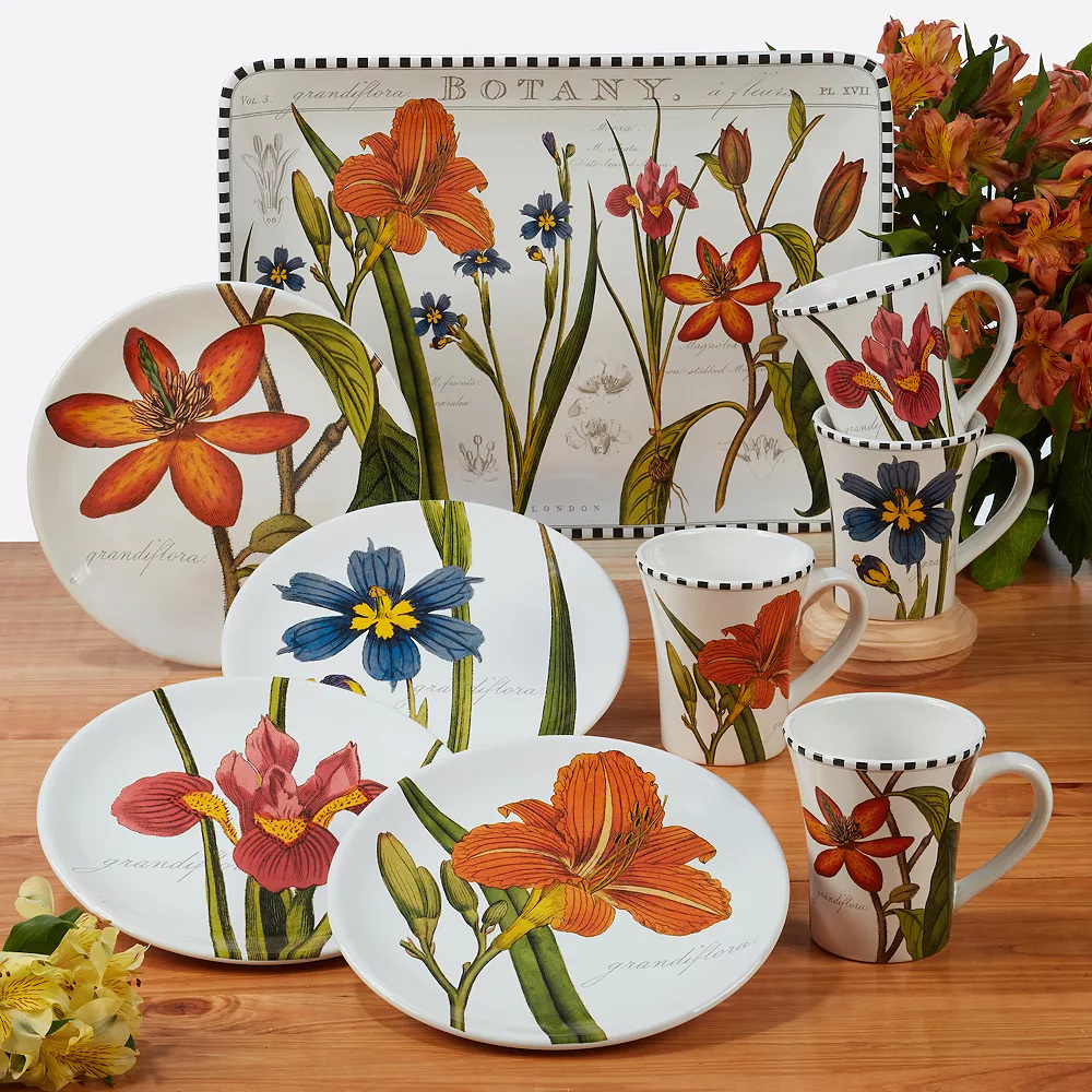 Certified International Botanical Floral 16-pc. Dinnerware Set 5 Certified International Botanical Floral 16-pc. Dinnerware Set - Image 5