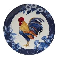 Certified International Indigo Rooster 4-pc. Dinner Plate Set 7 Certified International Indigo Rooster 4-pc. Dinner Plate Set -Certified international Sales 4987914 ALT2