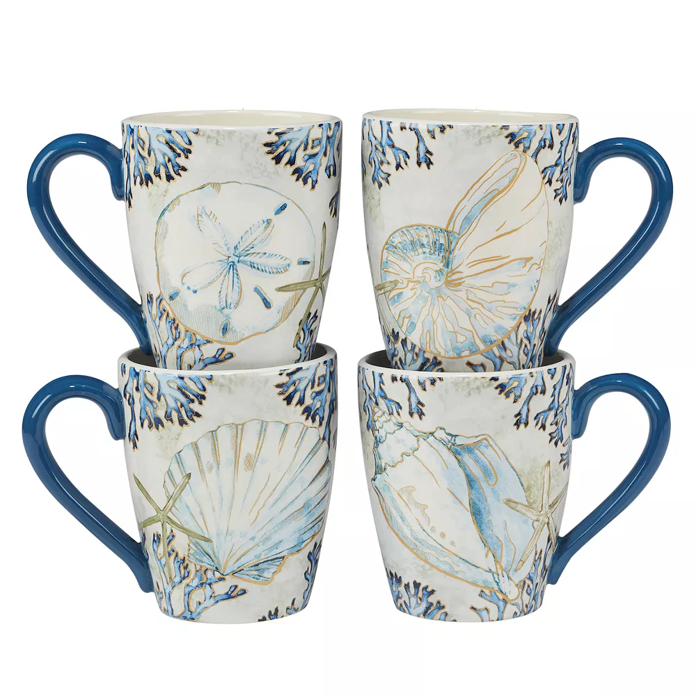 Certified International Playa Shells 16-pc. Dinnerware Set 6 Certified International Playa Shells 16-pc. Dinnerware Set - Image 6