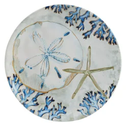 Certified International Playa Shells 4-pc. Salad Plate Set 7 Certified International Playa Shells 4-pc. Salad Plate Set -Certified international Sales 4988013 ALT2