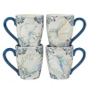 Certified International Playa Shells 4-pc. Mug Set