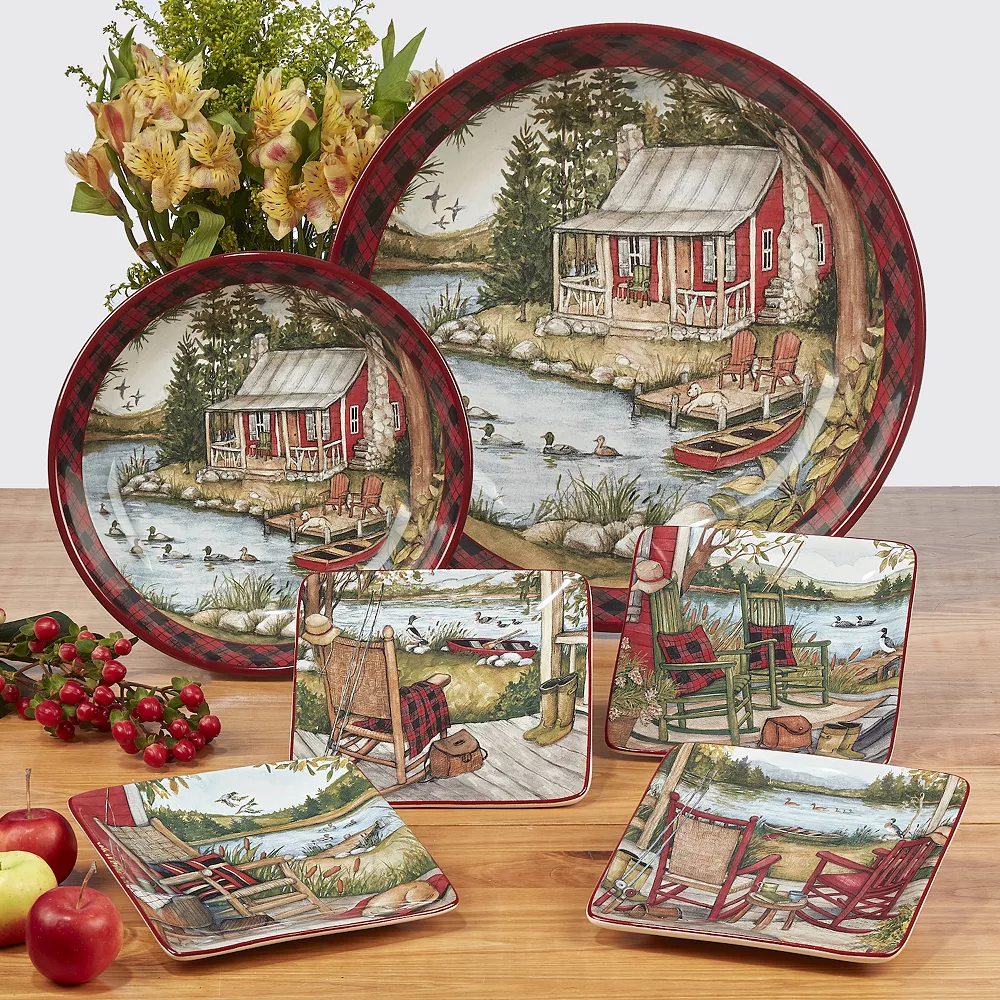 Certified International Lake Retreat 16-pc. Dinnerware Set 3 Certified International Lake Retreat 16-pc. Dinnerware Set - Image 3