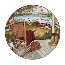 Certified International Lake Retreat 4-pc. Dessert Plate Set -Certified international Sales 4988084 ALT4