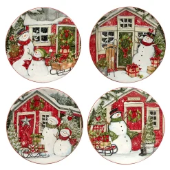 Certified International Snowman's Farmhouse 16-pc. Dinnerware Set 5 Certified International Snowman's Farmhouse 16-pc. Dinnerware Set -Certified international Sales 5178441 ALT2