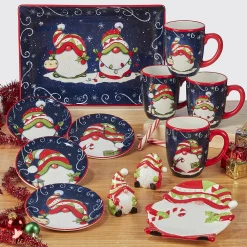 Certified International Holiday Magic Gnomes 4-pc. Dessert Plate Set 11 Certified International Holiday Magic Gnomes 4-pc. Dessert Plate Set -Certified international Sales 5178621 ALT6