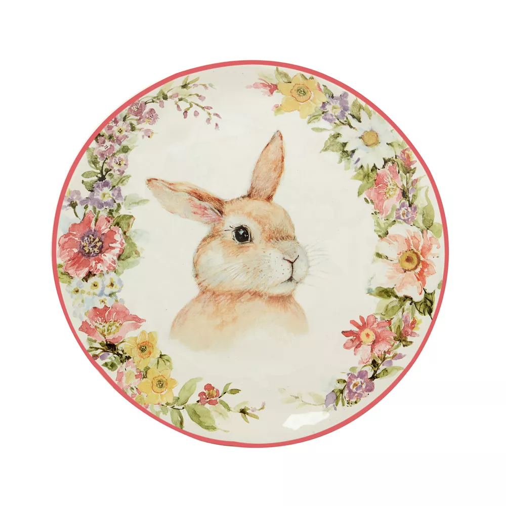 Certified International Easter Garden 4-pc. Salad Plate Set 2 Certified International Easter Garden 4-pc. Salad Plate Set - Image 2