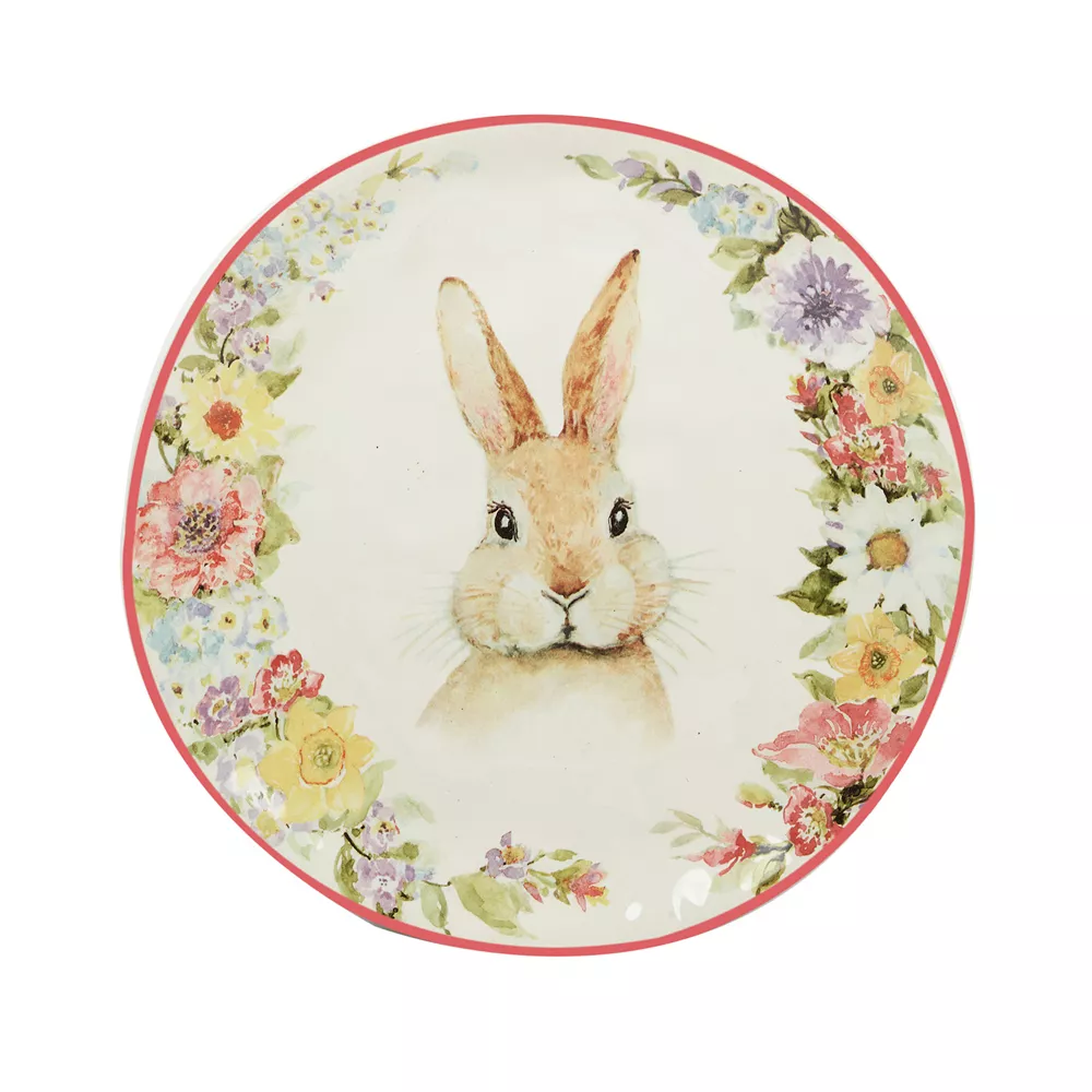 Certified International Easter Garden 4-pc. Salad Plate Set 3 Certified International Easter Garden 4-pc. Salad Plate Set - Image 3