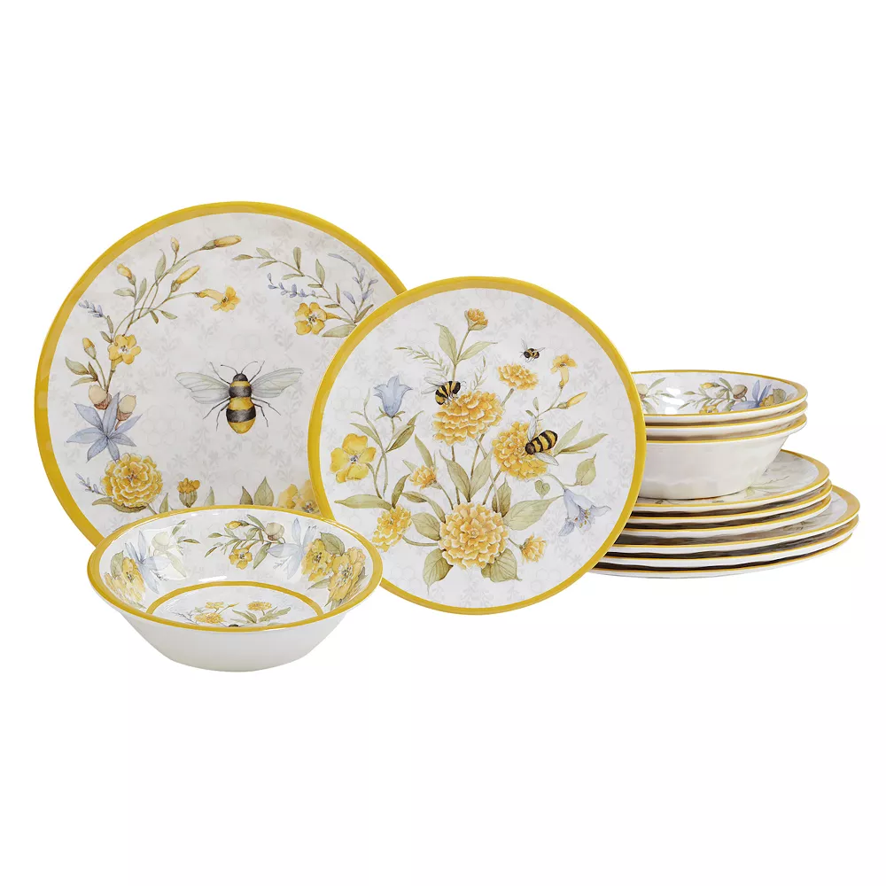 Certified International Bee Sweet 12-pc. Dinnerware Set 1 Certified International Bee Sweet 12-pc. Dinnerware Set