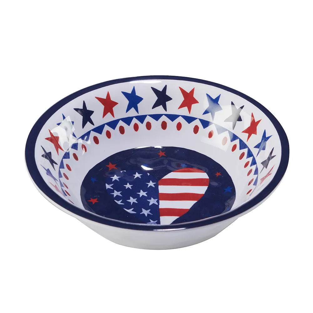 Certified International Stars & Strips 5-pc. Salad Serve Set 2 Certified International Stars & Strips 5-pc. Salad Serve Set - Image 2