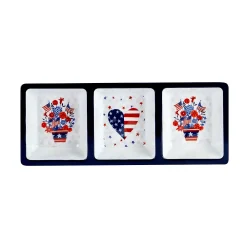 Certified International Stars & Stripe 3-pc. Hostess Set -Certified international Sales 5623289 ALT2