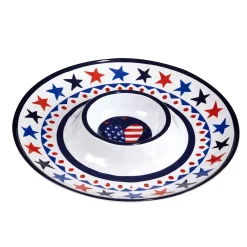 Certified International Stars & Stripe 3-pc. Hostess Set -Certified international Sales 5623289 ALT3