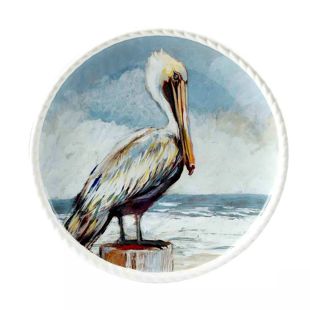 Certified International Shorebirds 4-pc. Salad Plate Set 3 Certified International Shorebirds 4-pc. Salad Plate Set - Image 3