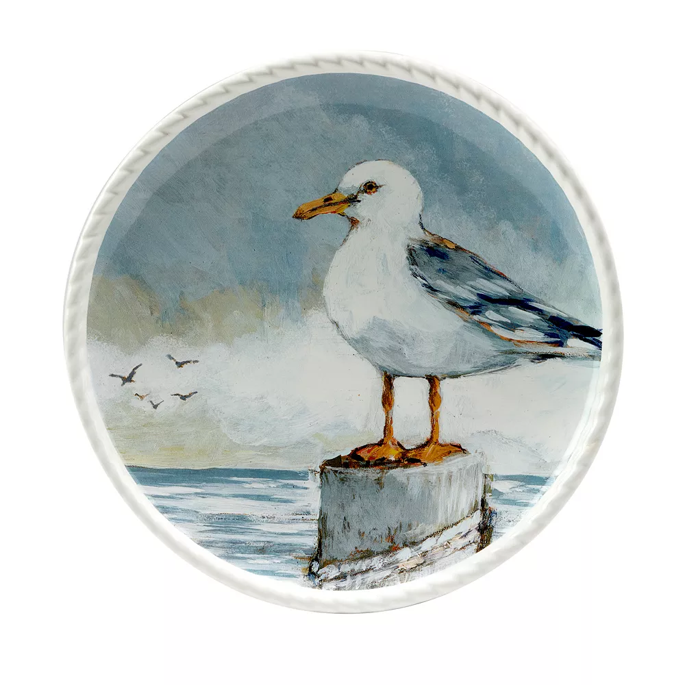 Certified International Shorebirds 4-pc. Salad Plate Set 4 Certified International Shorebirds 4-pc. Salad Plate Set - Image 4