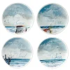 Certified International Shorebirds 4-pc. Canape Plate Set