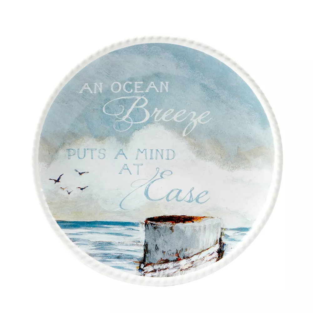 Certified International Shorebirds 4-pc. Canape Plate Set 5 Certified International Shorebirds 4-pc. Canape Plate Set - Image 5