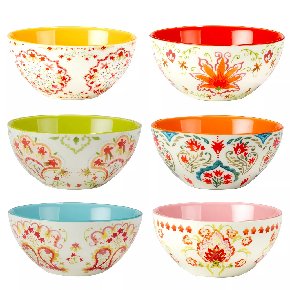Certified International Francesca 6-pc. All-Purpose Bowl Set 2 Certified International Francesca 6-pc. All-Purpose Bowl Set - Image 2