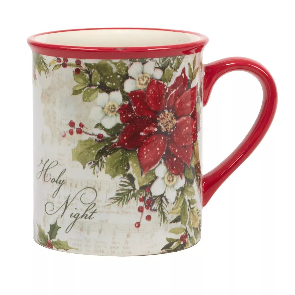 Certified International Silent Night 4-pc. Mug Set 4 Certified International Silent Night 4-pc. Mug Set - Image 4