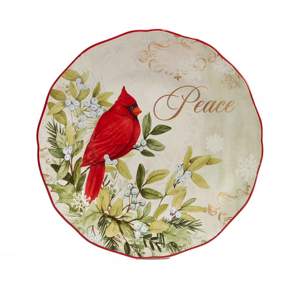 Certified International Winters Medley 4-pc. Dessert Plate Set 2 Certified International Winters Medley 4-pc. Dessert Plate Set - Image 2