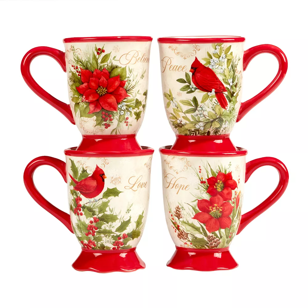 Certified International Winters Medley 4-pc. Mug Set 1 Certified International Winters Medley 4-pc. Mug Set