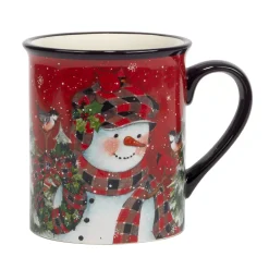Certified International Christmas Lodge Snowman 4-pc. Mug Set -Certified international Sales 5829305 ALT2