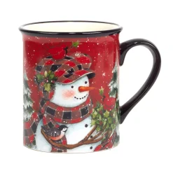 Certified International Christmas Lodge Snowman 4-pc. Mug Set -Certified international Sales 5829305 ALT3