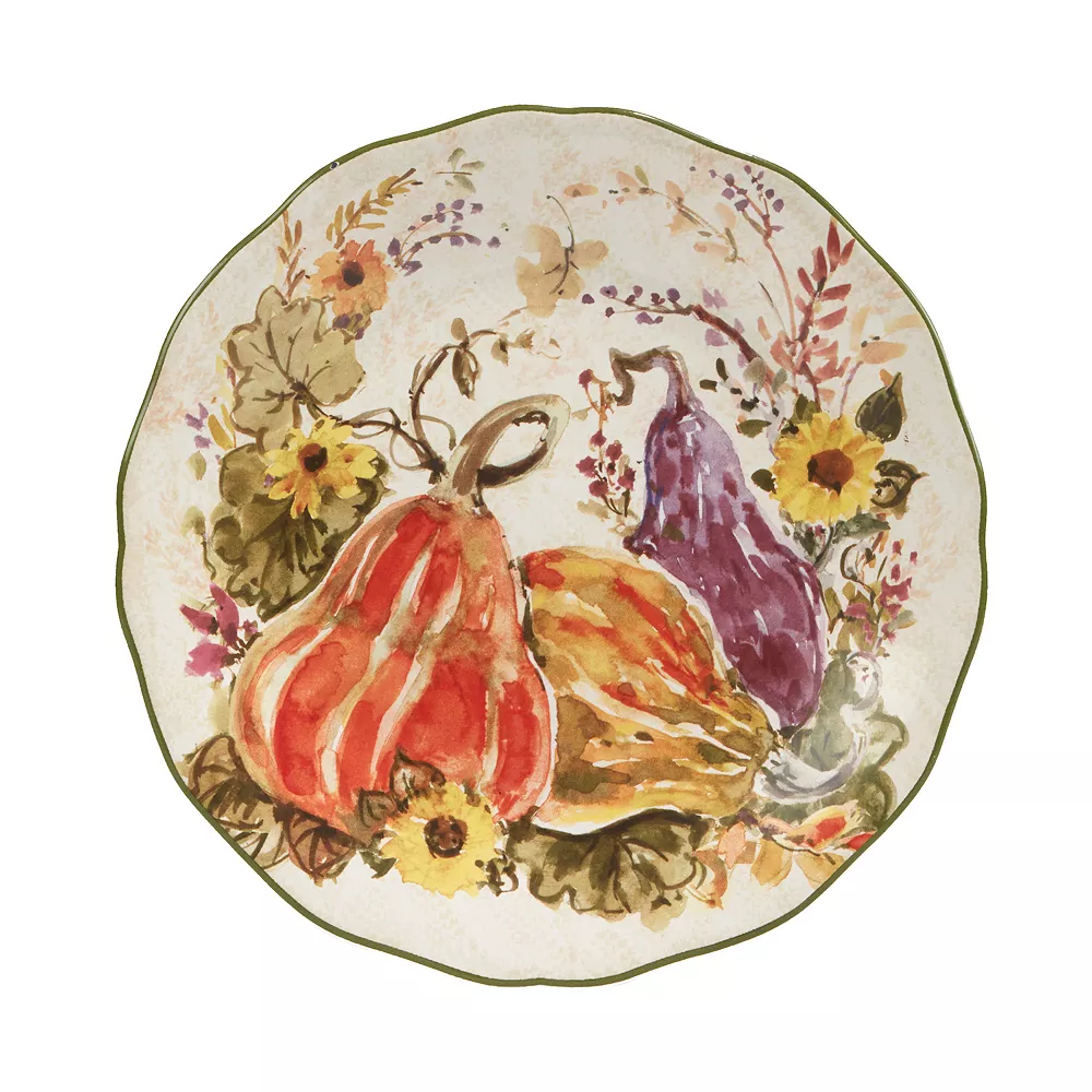 Certified International Harvest Morning 4-pc. Dessert Plate Set 2 Certified International Harvest Morning 4-pc. Dessert Plate Set - Image 2