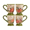 Certified International Harvest Morning 4-pc. Mug Set