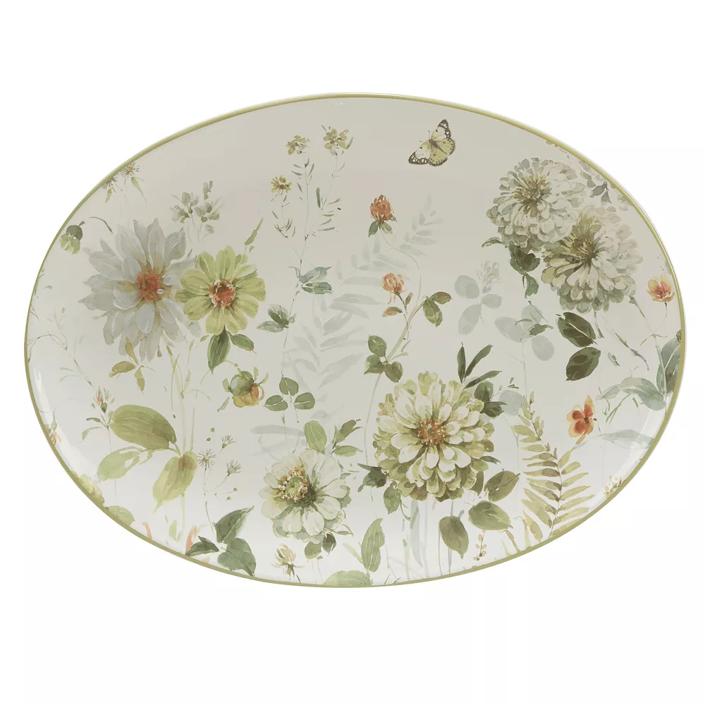 Certified International Green Fields Oval Platter 1 Certified International Green Fields Oval Platter