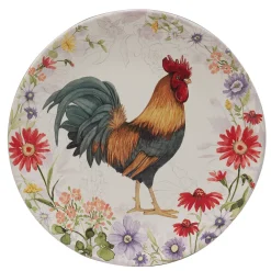 Certified International Floral Rooster 4-pc. Dinner Plate Set 6 Certified International Floral Rooster 4-pc. Dinner Plate Set -Certified international Sales 6177474 ALT2