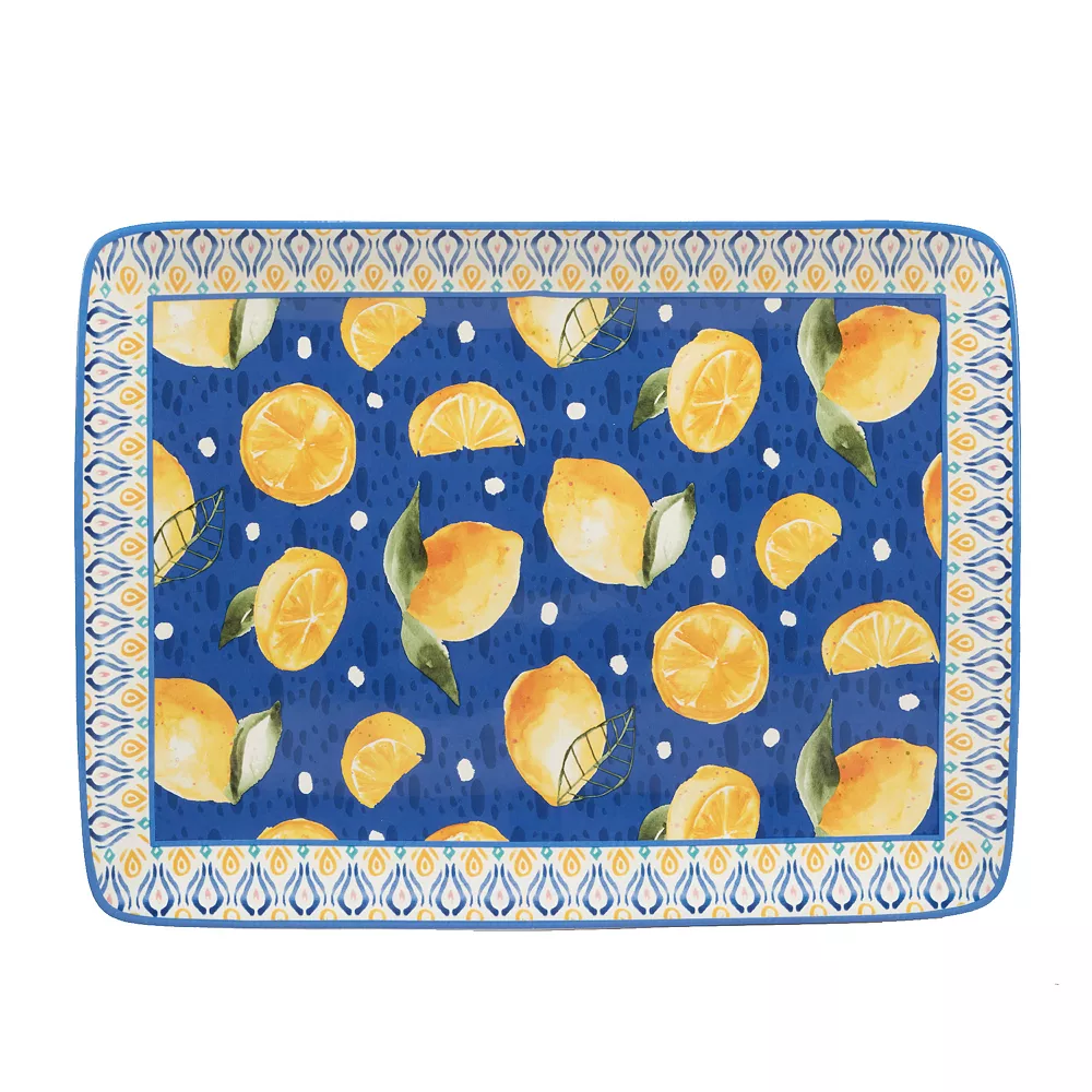Certified International Lemonade Rectangle Platter 1 Certified International Lemonade Rectangle Platter
