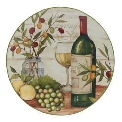 Alternative view of Certified International Meadow Brook Vineyard 4-pc. Dinner Plate Set