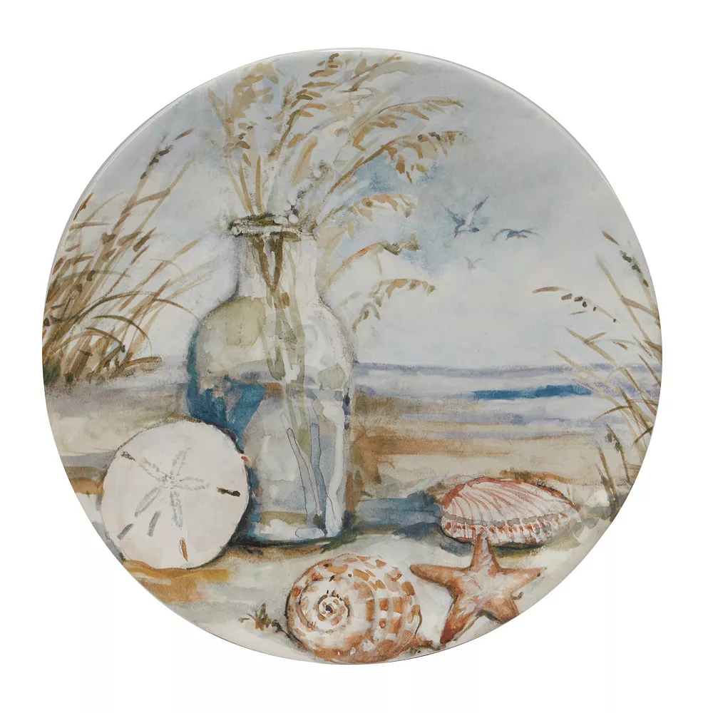 Certified International Coastal Landscape 4-pc. Salad Plate Set 2 Certified International Coastal Landscape 4-pc. Salad Plate Set - Image 2