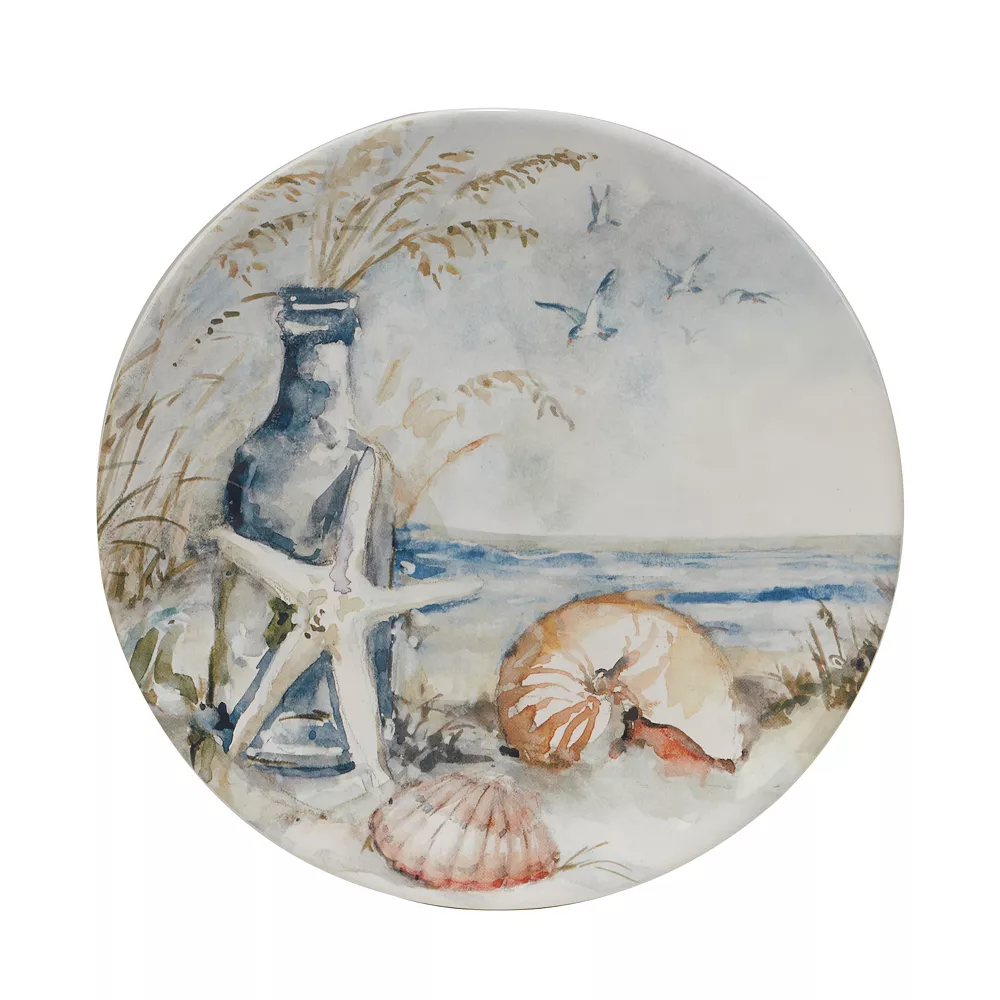 Certified International Coastal Landscape 4-pc. Salad Plate Set 4 Certified International Coastal Landscape 4-pc. Salad Plate Set - Image 4