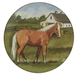 Certified International York Stables 4-pc. Dinner Plate Set -Certified international Sales 6177573 ALT2