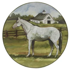 Certified International York Stables 4-pc. Dinner Plate Set -Certified international Sales 6177573 ALT3