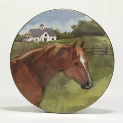 Certified International York Stables 4-pc. Salad Plate Set -Certified international Sales 6177574 ALT2