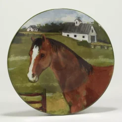 Certified International York Stables 4-pc. Salad Plate Set -Certified international Sales 6177574 ALT3