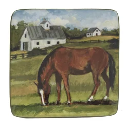 Certified International York Stables 4-pc. Canape Plate Set -Certified international Sales 6177577 ALT3