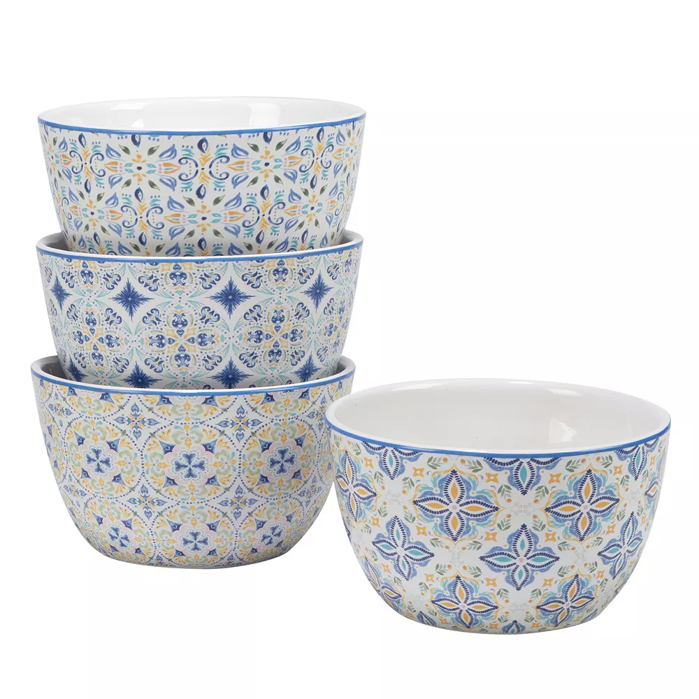 Certified International Lemonade 4-pc. Ice Cream Bowl Set 1 Certified International Lemonade 4-pc. Ice Cream Bowl Set