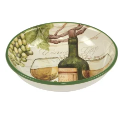 Alternative view of Certified International Meadow Brook Vineyard 4-pc. Soup / Pasta Bowl Set