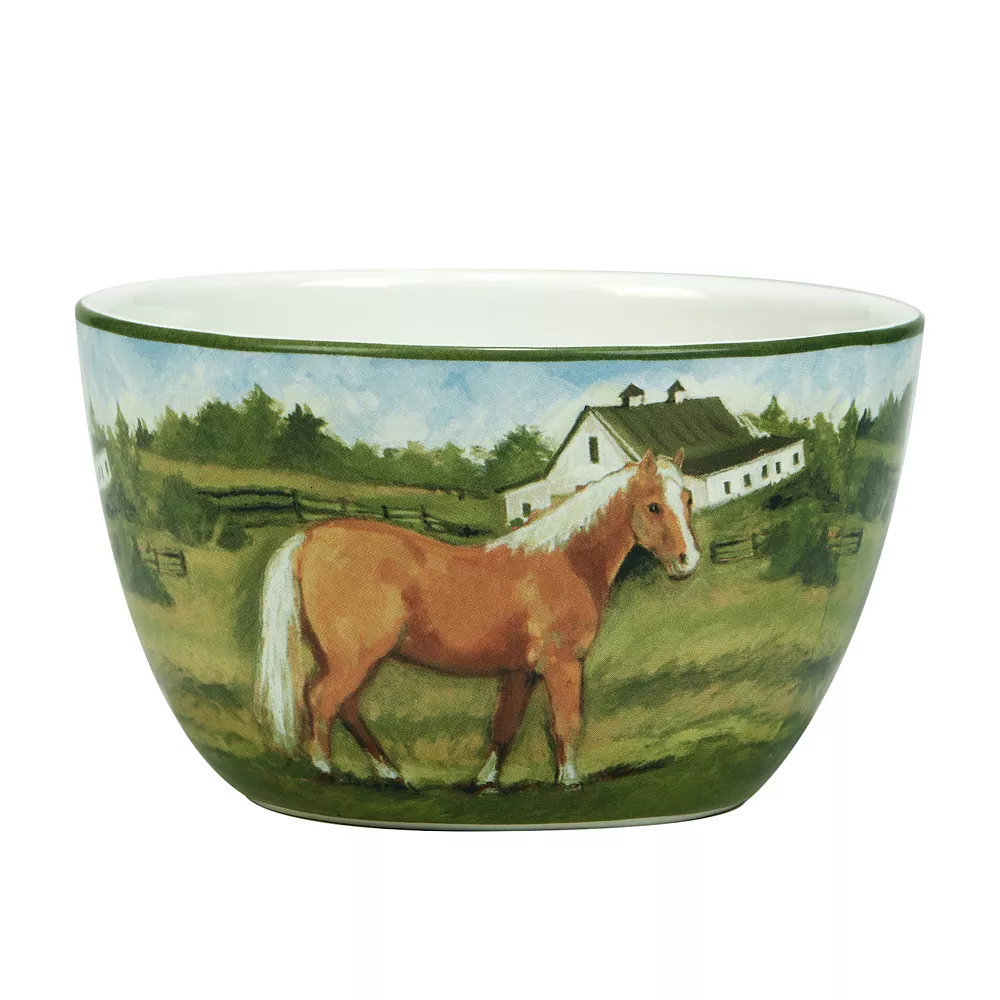 Certified International York Stables 4-pc. Ice Cream Bowl Set 3 Certified International York Stables 4-pc. Ice Cream Bowl Set - Image 3